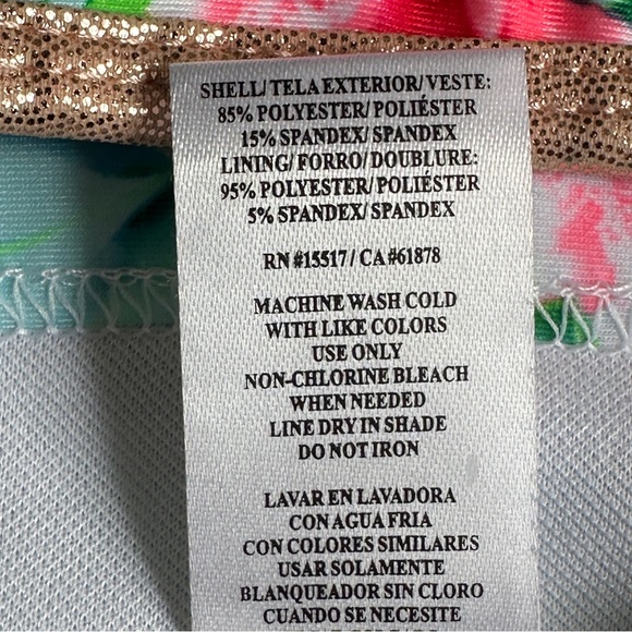 NWT: Girls 2T , 2 piece bikini, bathing suit. Floral pattern- by Body Glove - Picture 7 of 9